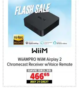 2001 Audio Video WiiM Airplay 2 Chromecast Receiver w/Voice Remote offer