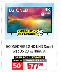 2001 Audio Video LG 4K UHD Smart webOS 23 w/ThinQ AI offer