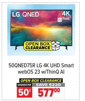 2001 Audio Video LG 4K UHD Smart webOS 23 w/ThinQ AI offer