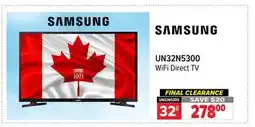 2001 Audio Video UN32N5300 SAMSUNG 32 WiFi Direct TV offer