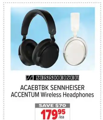2001 Audio Video SENNHEISER ACCENTUM Wireless Headphones offer