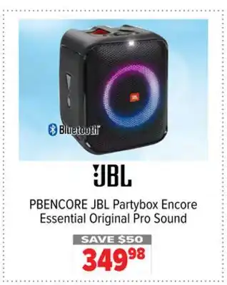 2001 Audio Video PBENCORE JBL Partybox Encore Essential Original Pro Sound offer