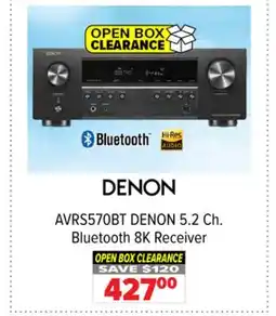 2001 Audio Video DENON 5.2 Ch. Bluetooth 8K Receiver offer