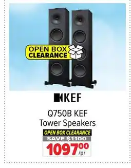 2001 Audio Video KEF Tower Speakers offer