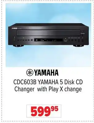 2001 Audio Video YAMAHA CDC603B YAMAHA 5 Disk CD Changer with Play X change offer