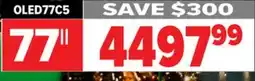 2001 Audio Video OLED77C5PUA LG 77 OLED evo AI C5 4k Smart TV 2025 offer