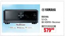2001 Audio Video RXV4A 5.1-Ch. 8K HDR10 + Receiver offer