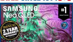 2001 Audio Video 75 QLED 4K NEO HDR TV offer