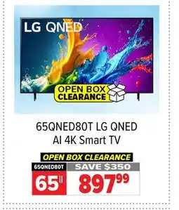 2001 Audio Video LG 65 QNED AI 4K Smart TV offer