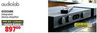 2001 Audio Video Audiolab Integrated Stereo Amplifier offer