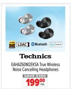 2001 Audio Video Technics EAHAZ60M2EKSA True Wireless Noise Cancelling Headphones offer