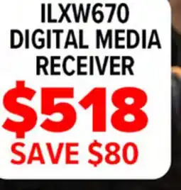 2001 Audio Video ILXW670 DIGITAL MEDIA RECEIVER offer