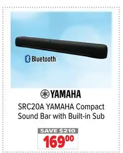 2001 Audio Video SRC20A YAMAHA Compact Sound Bar with Built-in Sub offer