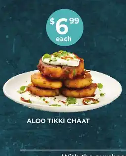 Food World Supermarket ALOO TIKKI CHAAT offer