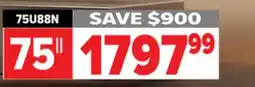 2001 Audio Video Hisense 75 LED MiniLED TV offer