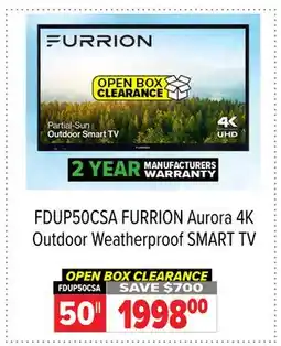 2001 Audio Video FURRION Aurora 4K Outdoor Weatherproof SMART TV offer