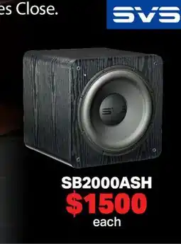 2001 Audio Video SVS SOUND REVOLUTION offer