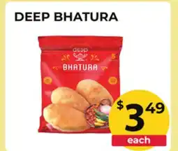 Food World Supermarket DEEP BHATURA offer