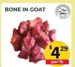 Food World Supermarket BONE IN GOAT offer