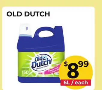 Food World Supermarket OLD DUTCH offer