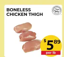 Food World Supermarket BONELESS CHICKEN THIGH offer