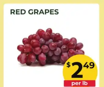 Food World Supermarket RED GRAPES offer