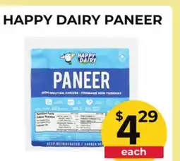Food World Supermarket HAPPY DAIRY PANEER offer