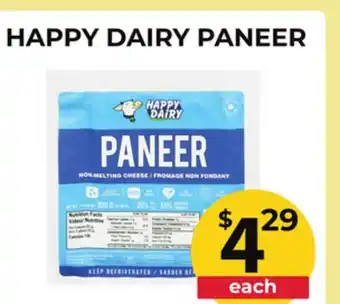 Food World Supermarket HAPPY DAIRY PANEER offer