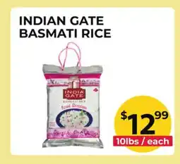 Food World Supermarket INDIAN GATE BASMATI RICE offer
