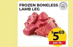 Food World Supermarket FROZEN BONELESS LAMB LEG offer