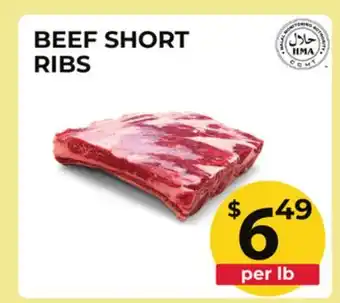 Food World Supermarket BEEF SHORT RIBS offer