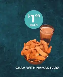 Food World Supermarket CHAA WITH NAMAK PARA offer