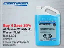 PartSource All Season Windshield Washer Fluid offer