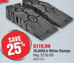 PartSource 16, 000Lb Rhino Ramps offer
