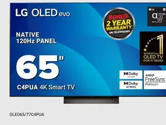 Visions Electronics C4PUA 4K Smart TV 65 NATIVE 120Hz PANEL offer