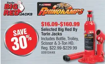 PartSource Selected Torin Big Red By Torin Jacks offer