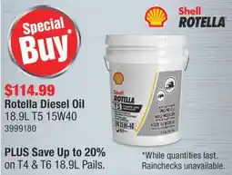 PartSource Rotella Diesel Oil offer
