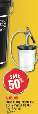 PartSource Fluid Pump OE Oil offer