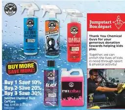 PartSource Selected Chemical Guys Car Care offer