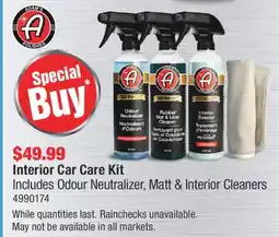 PartSource Adam's Polishes Interior Car Care Kit offer