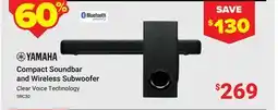 Visions Electronics Compact Soundbar and Wireless Subwoofer offer