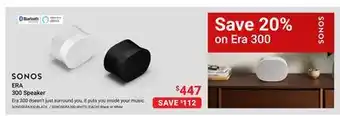 Visions Electronics SONOS ERA 300 Speaker offer