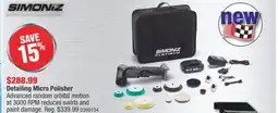 PartSource Simoniz Detailing Micro Polisher offer