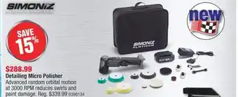 PartSource Simoniz Detailing Micro Polisher offer