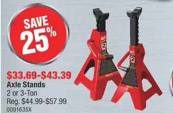 PartSource Big Red Axle Stands 2 offer