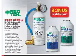 PartSource RedTek Recharge Kits offer