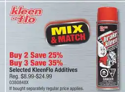 PartSource Selected KleenFlo Additives offer