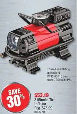 PartSource 3 Minute Tire Inflator offer