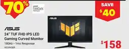 Visions Electronics ASUS 24 TUF FHD IPS LED Gaming Curved Monitor offer