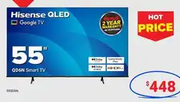 Visions Electronics QD6N Smart TV 55 offer